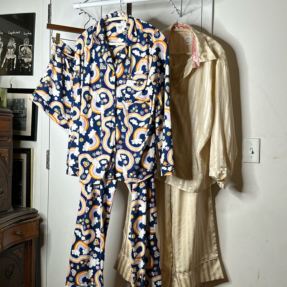 CHELSEA PEERS Rainbow PAJAMAS Lot